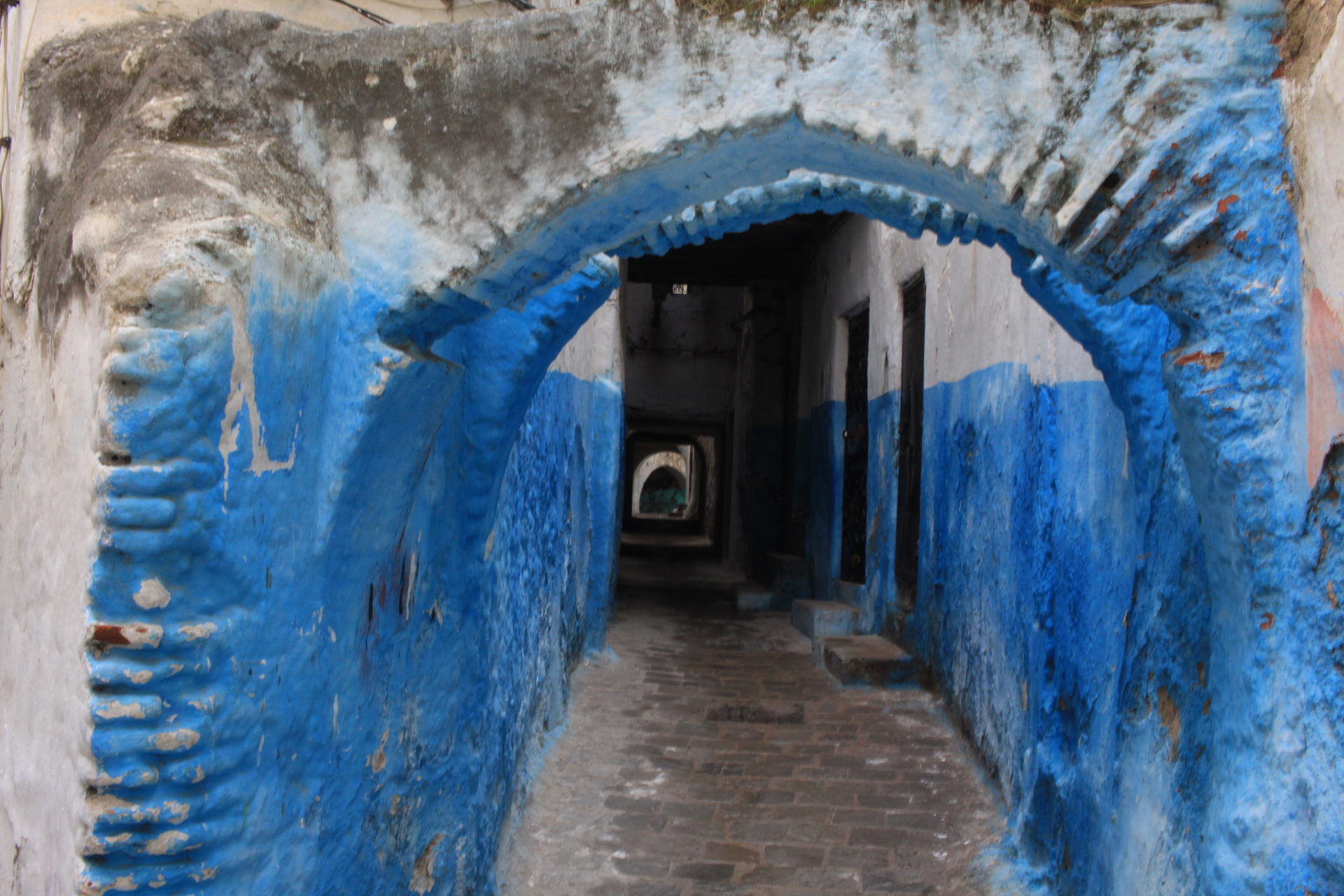 Fotografía de un callejón de la medina de Tetuán