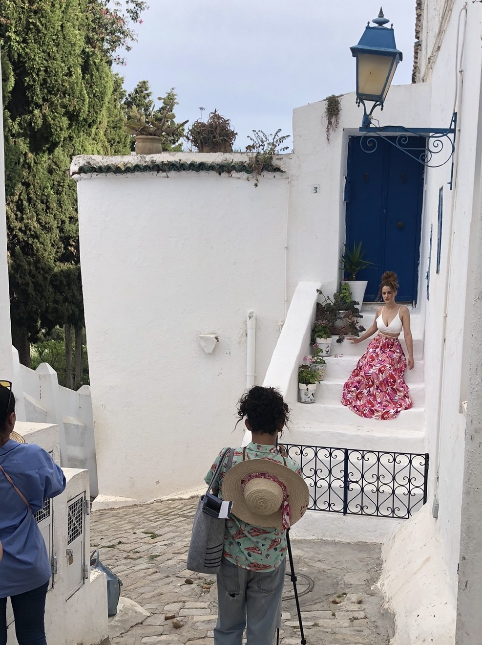 Sesión de fotos en Sidi Bou Said